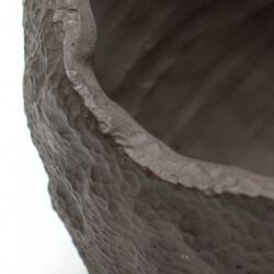 Halfmoon Bonsai-Schale anthrazit Detail