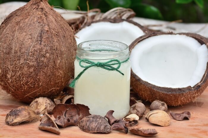 Kokosöl als Basis für die Raku-Politur