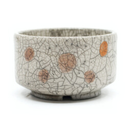 handemachte Raku Teeschale 'fünf' Raku Teeschale 'fünf'