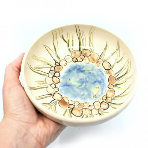 Schale Gartenteich Innen