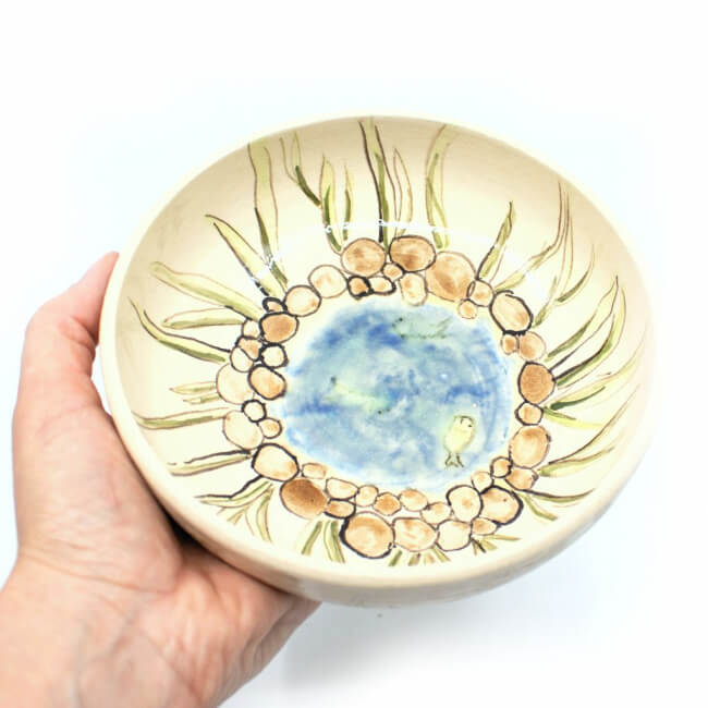 Schale Gartenteich Innen