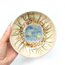 Schale Gartenteich Detail