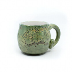 Tasse Chamaeleon gross Zeichnung