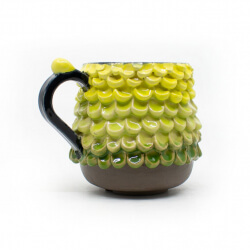 handgemachte Tasse 'Feder' Tasse 'Feder' Front