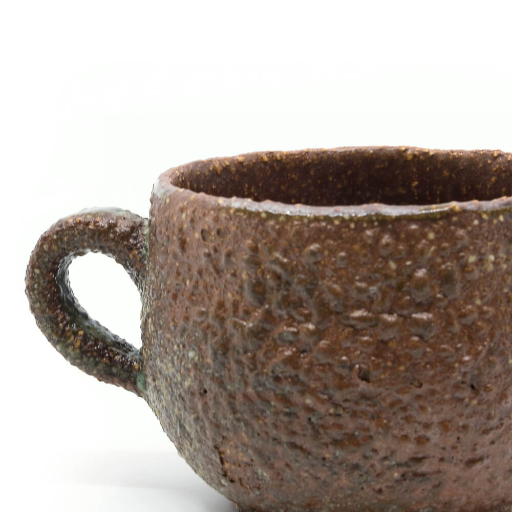organische handgefertigte Tasse - Detail
