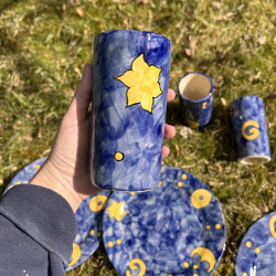 3 Becher & 3 Teller Set - Restsumme Bild 4